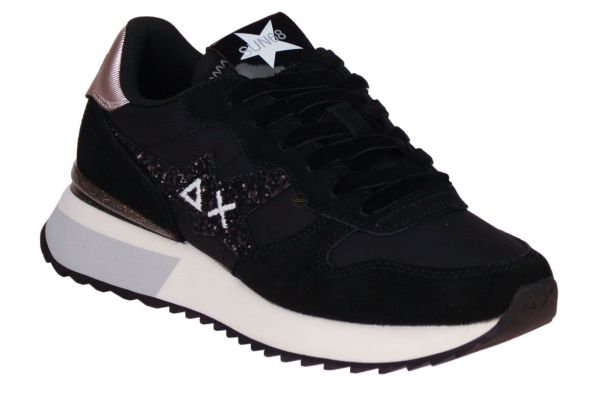 SUN68 Stargirl Glitter Logo Nero  (Z45217-11) - Caramel (Sint-Job-in-’t-Goor)