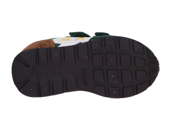 SUN68 Boy's Jaki 2.0 Solid Baby Verde Scuro  (Z45313B-37) - Caramel (Sint-Job-in-’t-Goor)