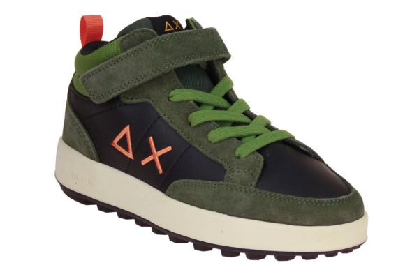 SUN68 Boy's Genius Mid Kid Militare Scuro  (Z45335K-74) - Caramel (Sint-Job-in-’t-Goor)