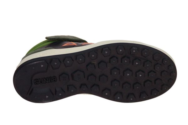 SUN68 Boy's Genius Mid Kid Militare Scuro  (Z45335K-74) - Caramel (Sint-Job-in-’t-Goor)