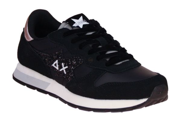 Sun68 Stargirl Glitter Logo Teen Sneaker Zwart  (Z45417T-11) - Caramel (Sint-Job-in-’t-Goor)