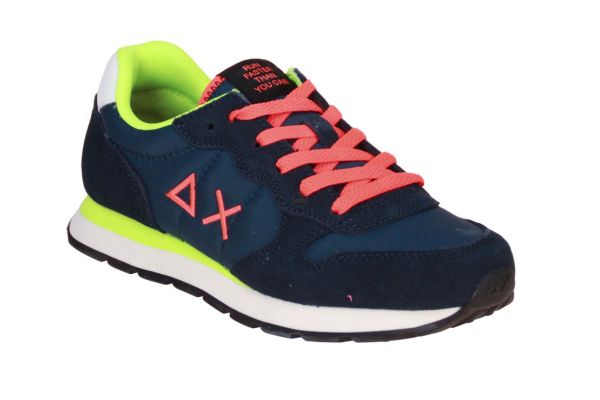 SUN68 Boy's Tom Fluo Teen Navy Blue  (Z36302T-07) - Caramel (Sint-Job-in-’t-Goor)