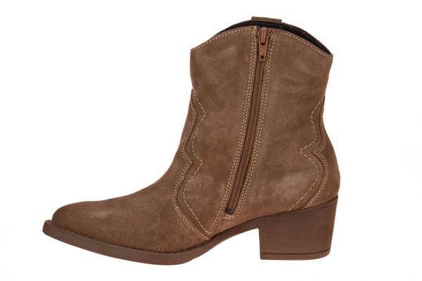 Tamaris Licht Bruine Korte Laars  (1-25702-41/300) - Caramel (Sint-Job-in-’t-Goor)