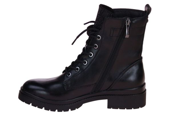 Tamaris Zwarte Veterboot  (1-25236-43/043) - Caramel (Sint-Job-in-’t-Goor)