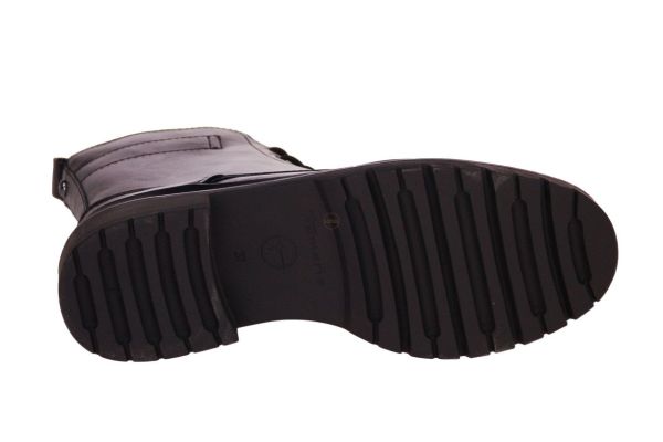 Tamaris Zwarte Veterboot  (1-25236-43/043) - Caramel (Sint-Job-in-’t-Goor)