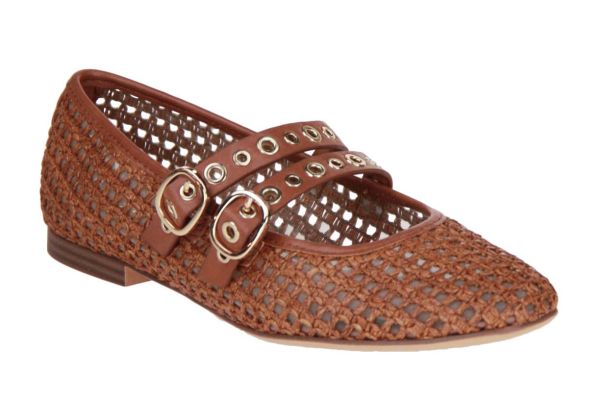 Tamaris Ballerina Met Gesp Cognac  (1-22144-46/305) - Caramel (Sint-Job-in-’t-Goor)