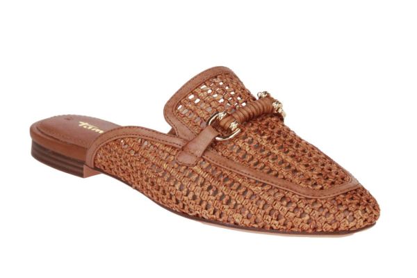 Tamaris Raffia Slipper Cognac  (1-27304-46/305) - Caramel (Sint-Job-in-’t-Goor)