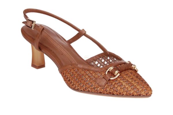 Tamaris Raffia Slingback Cognac  (1-29634-44/305) - Caramel (Sint-Job-in-’t-Goor)