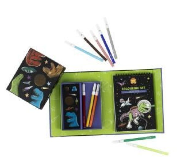 Tiger Tribe Colouring Set Dinos In Space  (0286) - Caramel (Sint-Job-in-’t-Goor)