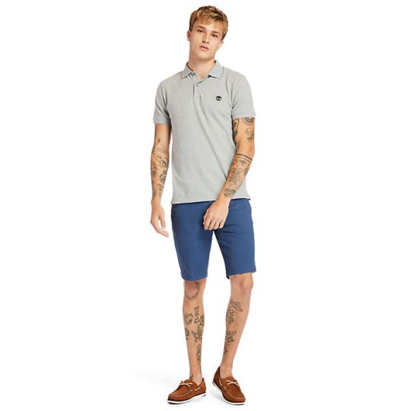 Timberland Merrymeeting River Polo Licht Grijs  (TB0A2DJE-052) - Caramel (Sint-Job-in-’t-Goor)