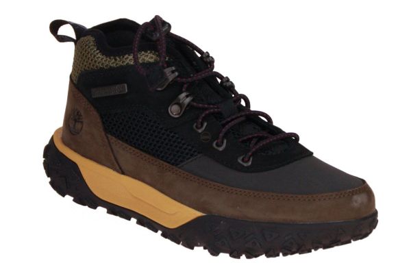 Timberland Greenstride Motion 6 Mid Bungee Sneaker Zwart/Bruin  (TB0A6C41-EJC1) - Caramel (Sint-Job-in-’t-Goor)