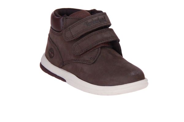 Timberland Mid Hook & Loop Boot Dark Brown Nubuck  (TB0A6ED6W071) - Caramel (Sint-Job-in-’t-Goor)