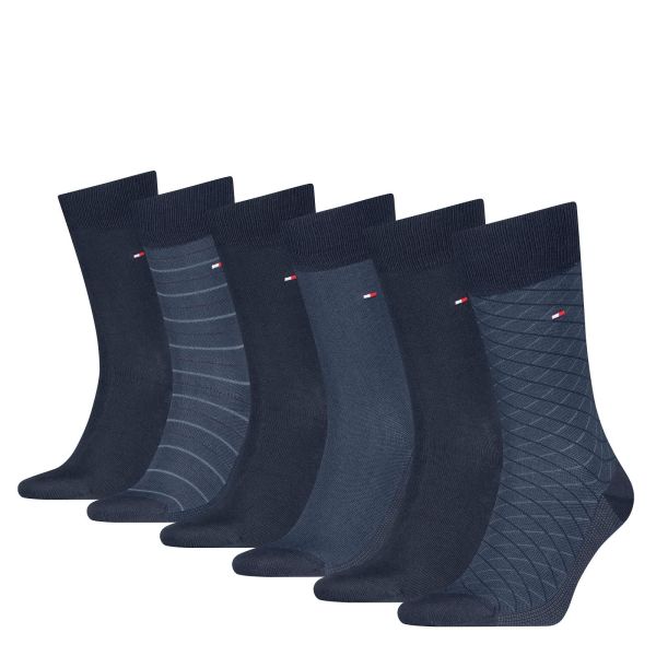 Tommy Hilfiger Socks 6P Giftbox Birdeye Navy  (701235373-001) - Caramel (Sint-Job-in-’t-Goor)