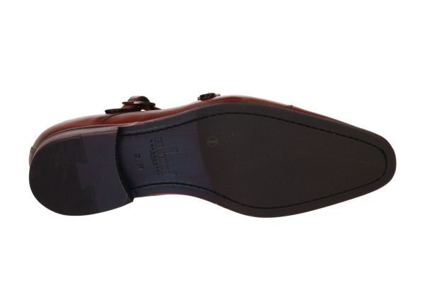 Van Bommel Raffia 01.00 Cognac Geklede Schoen H-leest  (30020-24/01) - Caramel (Sint-Job-in-’t-Goor)