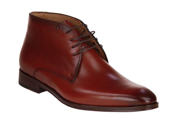 Van Bommel Raffia 05.00 Hoog Geklede Schoen Cognac H-leest  (50029-24/01) - Caramel (Sint-Job-in-’t-Goor)