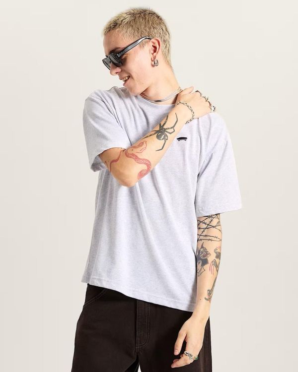 Vans Salton Loose Tee Light Grey Heat  (VN000P56QI) - Caramel (Sint-Job-in-’t-Goor)