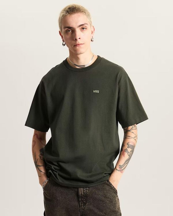 Vans Left Chest II Tee Loose Fit Dried Kelp  (VN000P1PEMU) - Caramel (Sint-Job-in-’t-Goor)