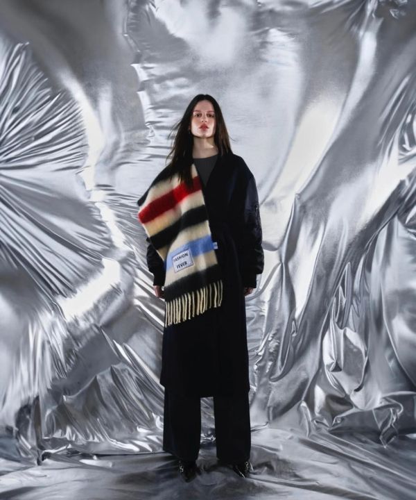 VTD Maxi Scarf 'Fashion Fever'  (037- FASHION FEVER) - Caramel (Sint-Job-in-’t-Goor)