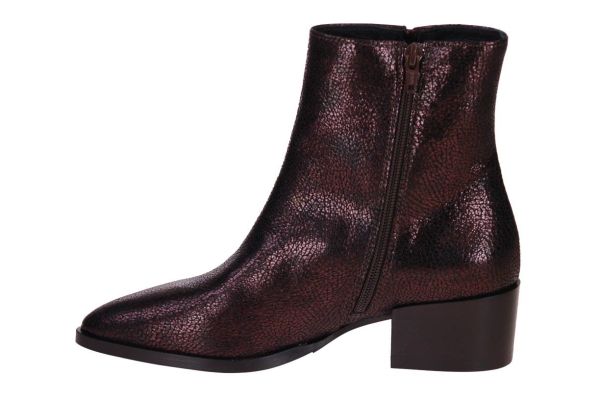 Via Vai Rose Baker Korte Laars Metallic Bruin  (62156-06-307) - Caramel (Sint-Job-in-’t-Goor)
