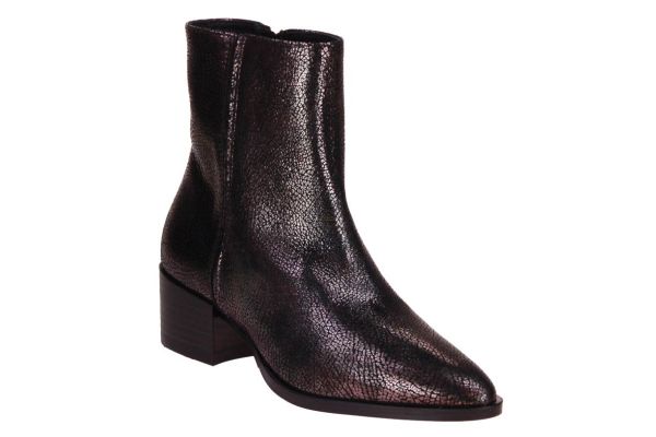 Via Vai Rose Baker Korte Laars Metallic Grijs  (62156-06-903) - Caramel (Sint-Job-in-’t-Goor)