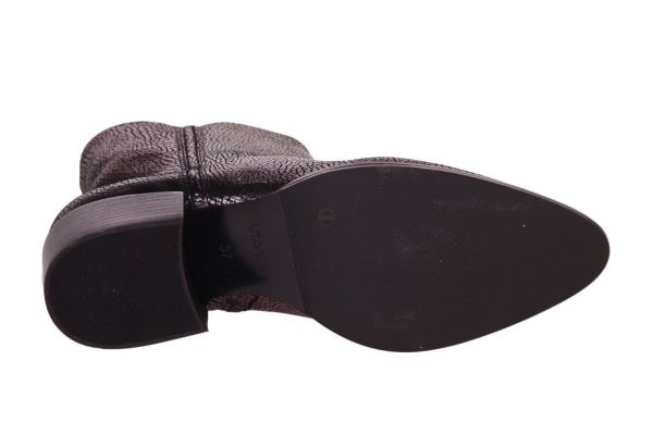 Via Vai Rose Baker Korte Laars Metallic Grijs  (62156-06-903) - Caramel (Sint-Job-in-’t-Goor)