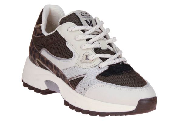 Via Vai Danae Vicky Sneaker Beige-Kaki  (62297-02-252) - Caramel (Sint-Job-in-’t-Goor)