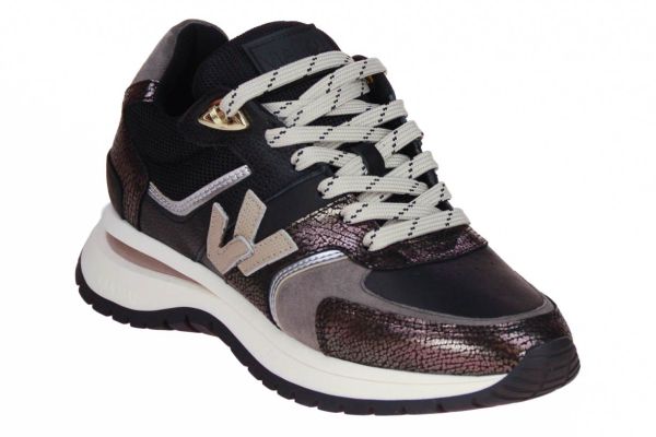 Via Vai Usher Davina Sneaker Zwart  (62329-02-900) - Caramel (Sint-Job-in-’t-Goor)