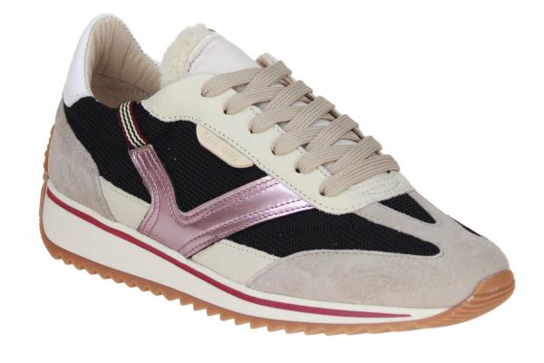Via Vai Mikki Natalia Sneaker Offwhite-Zwart  (62334-01-900) - Caramel (Sint-Job-in-’t-Goor)