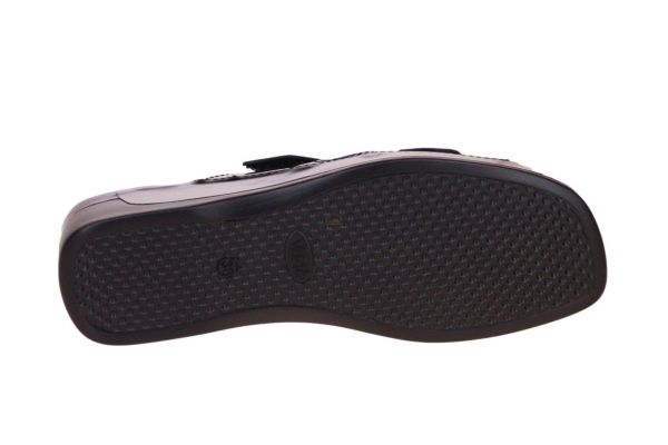 Vital Tina Lack Schwarz Slipper  (13600-lack scharz) - Caramel (Sint-Job-in-’t-Goor)