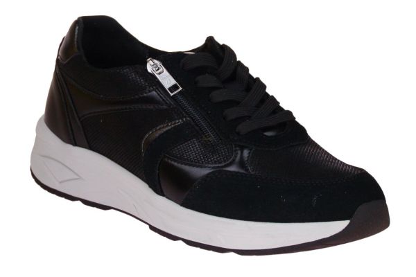 Waldläufer Jill Sneaker Zwart H-leest  (703002-104/001) - Caramel (Sint-Job-in-’t-Goor)