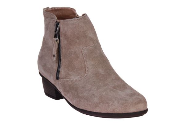 Waldläufer Haifi Taupe Korte Laars H-leest  (967803-195) - Caramel (Sint-Job-in-’t-Goor)