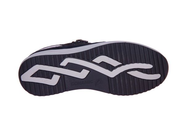 Waldläufer Macie Blauwe Sneaker H-leest  (514001-110/262) - Caramel (Sint-Job-in-’t-Goor)