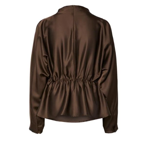 Y.A.S. Yera LS Top Chocolate Brown  (26035700 CHOCOLATE) - Caramel (Sint-Job-in-’t-Goor)