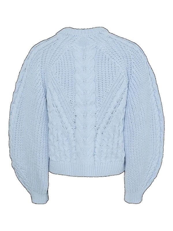 Y.A.S. Nansa LS Knit Pullover Skyway  (26038761 SKYWAY) - Caramel (Sint-Job-in-’t-Goor)