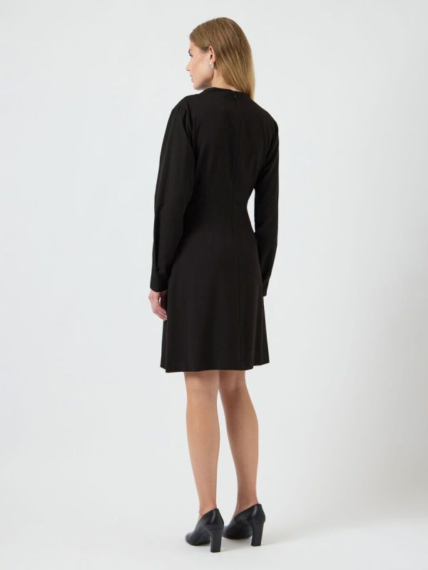 Y.A.S. Tumino LS Dress Black  (26039169 BLACK) - Caramel (Sint-Job-in-’t-Goor)