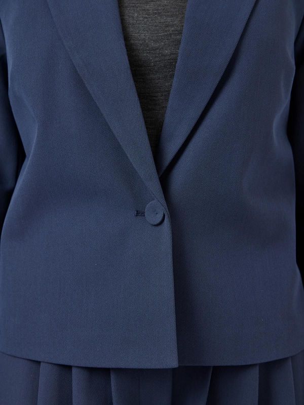 Y.A.S. Dakota LS Blazer Navy Blazer  (26039330 NAVY BLAZER) - Caramel (Sint-Job-in-’t-Goor)