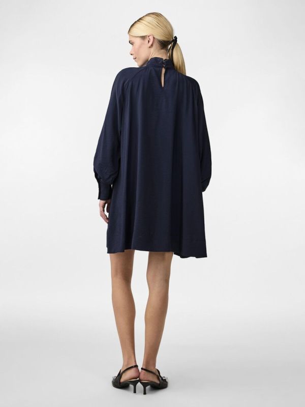 Y.A.S. Nira LS Dress Navy Blazer  (26035654 navy blazer) - Caramel (Sint-Job-in-’t-Goor)