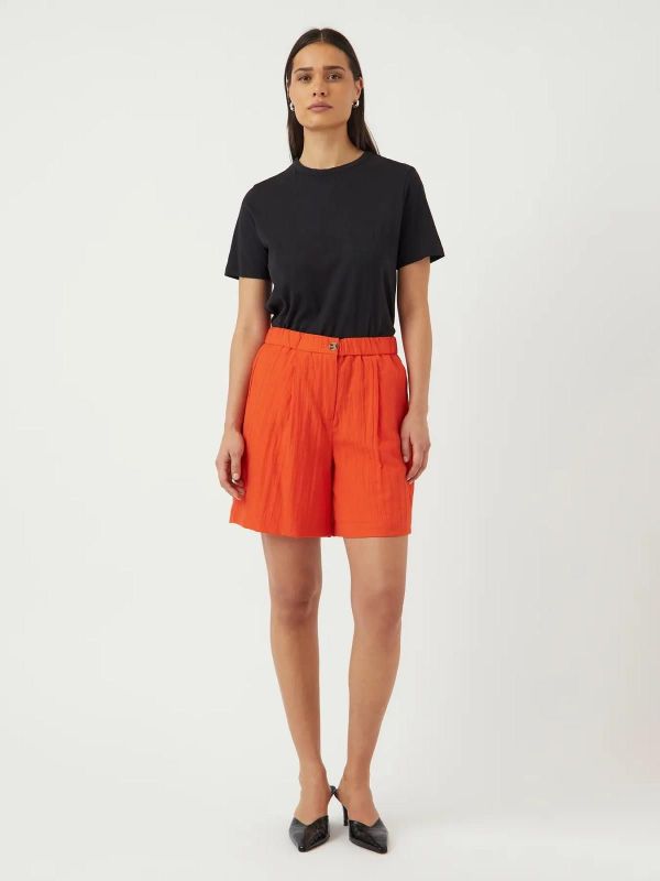 Y.A.S. Staw HW Shorts Cherry Tomato  (26036936 cherry tomato) - Caramel (Sint-Job-in-’t-Goor)