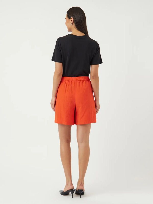 Y.A.S. Staw HW Shorts Cherry Tomato  (26036936 cherry tomato) - Caramel (Sint-Job-in-’t-Goor)
