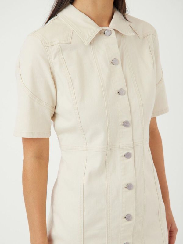 Y.A.S. Dirma Short Dress Birch  (26037429 birch) - Caramel (Sint-Job-in-’t-Goor)