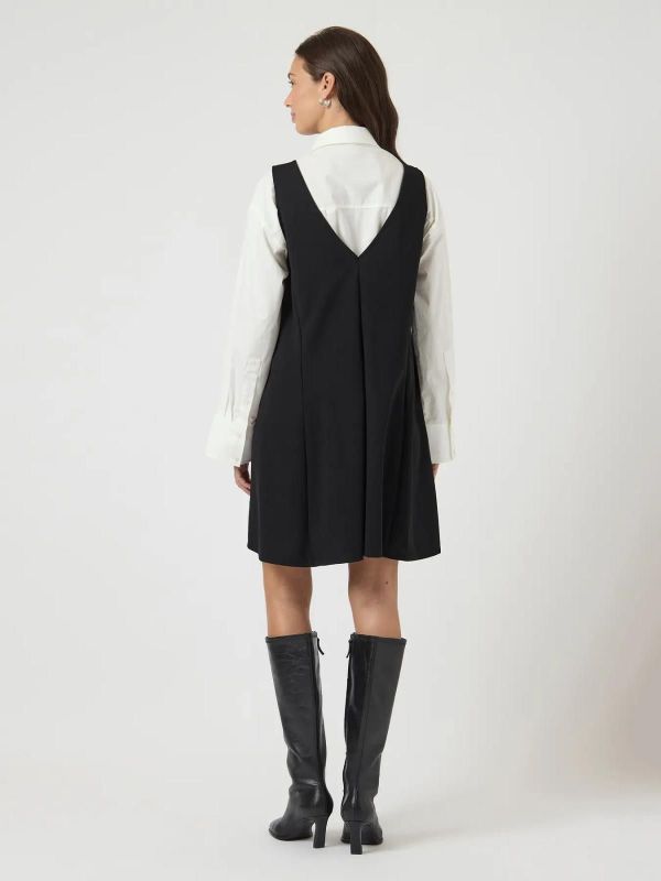 Y.A.S. Malea SL Dress Black  (26024050) - Caramel (Sint-Job-in-’t-Goor)