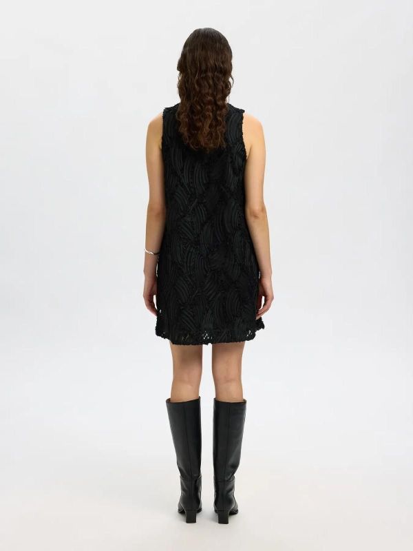 Y.A.S. Malea SL Dress Black  (26024050) - Caramel (Sint-Job-in-’t-Goor)