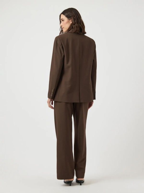 Y.A.S. Reemaj HW Pant Chocolate Brown  (26028141) - Caramel (Sint-Job-in-’t-Goor)