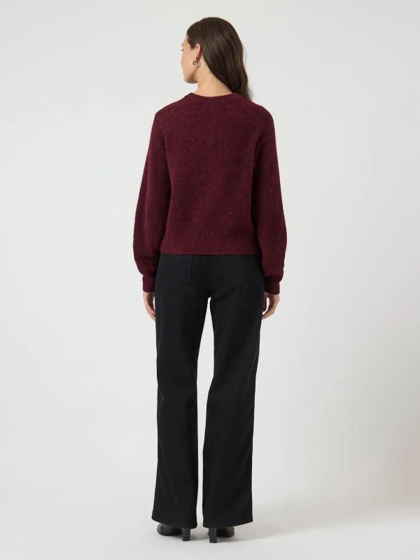 Y.A.S. Johi LS Wool Blend Cardigan Port Royale  (26040004) - Caramel (Sint-Job-in-’t-Goor)