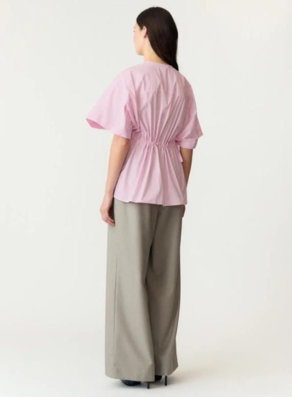 Y.A.S. Katta SS Shirt Pink Lady  (26039901 PINK LADY) - Caramel (Sint-Job-in-’t-Goor)