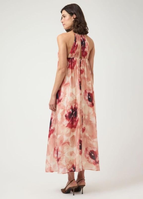 Y.A.S. Sumi SL Ankle Dress Pristine  (26040698 PRISTINE SUMIO PRINT) - Caramel (Sint-Job-in-’t-Goor)