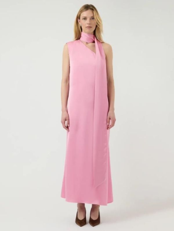 Y.A.S. Annalina One Shoulder Maxi Dress Orchid Smoke  (26041316 orchid smoke) - Caramel (Sint-Job-in-’t-Goor)