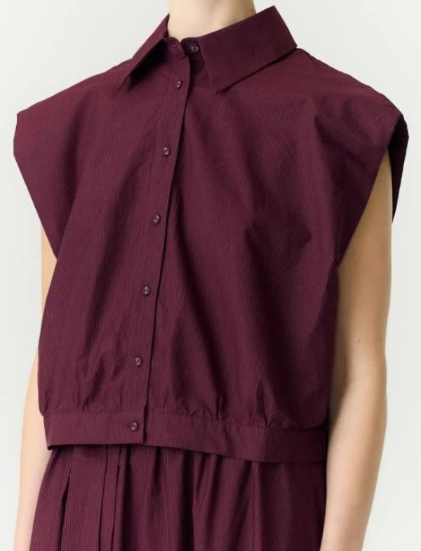 Y.A.S. Timber SL Shirt Fig  (26040937 fig ) - Caramel (Sint-Job-in-’t-Goor)