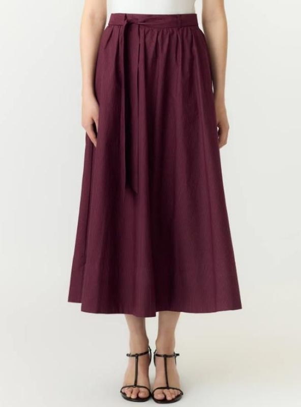 Y.A.S. Timber HW Ankle Skirt Fig  (26040938 fig) - Caramel (Sint-Job-in-’t-Goor)
