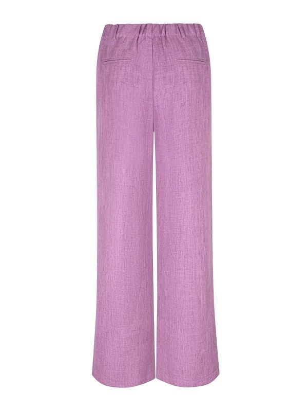 Ydence Leona Pants Purple  (SS2605-156 PURPLE) - Caramel (Sint-Job-in-’t-Goor)